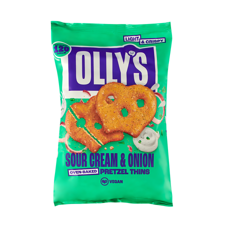 Olly's - Sour Cream & Onion Pretzel Thins
